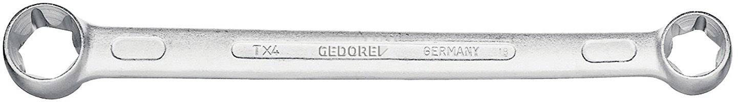 Gedore 6060140 TX4 E14XE18 Clé polygonale double Ouverture de clé (métrique) 10 - 11 mm