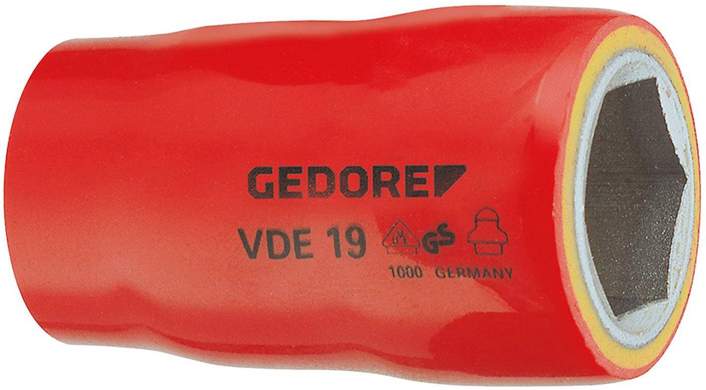 Gedore VDE 19 19 6123320 Douille VDE 19 mm 1/2" (12.5 mm)