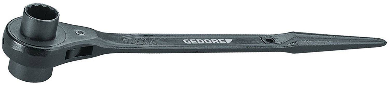 Gedore 29 19X24 1648926 Clé à cliquet pour échafaudage 365 mm