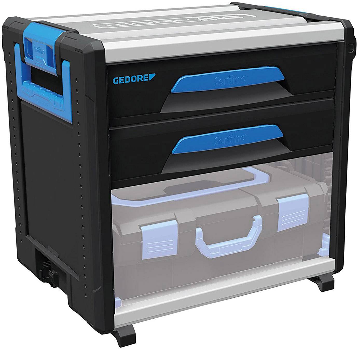 Gedore 2954338 1110 WM 221 Boîte à outils bleu, noir, blanc