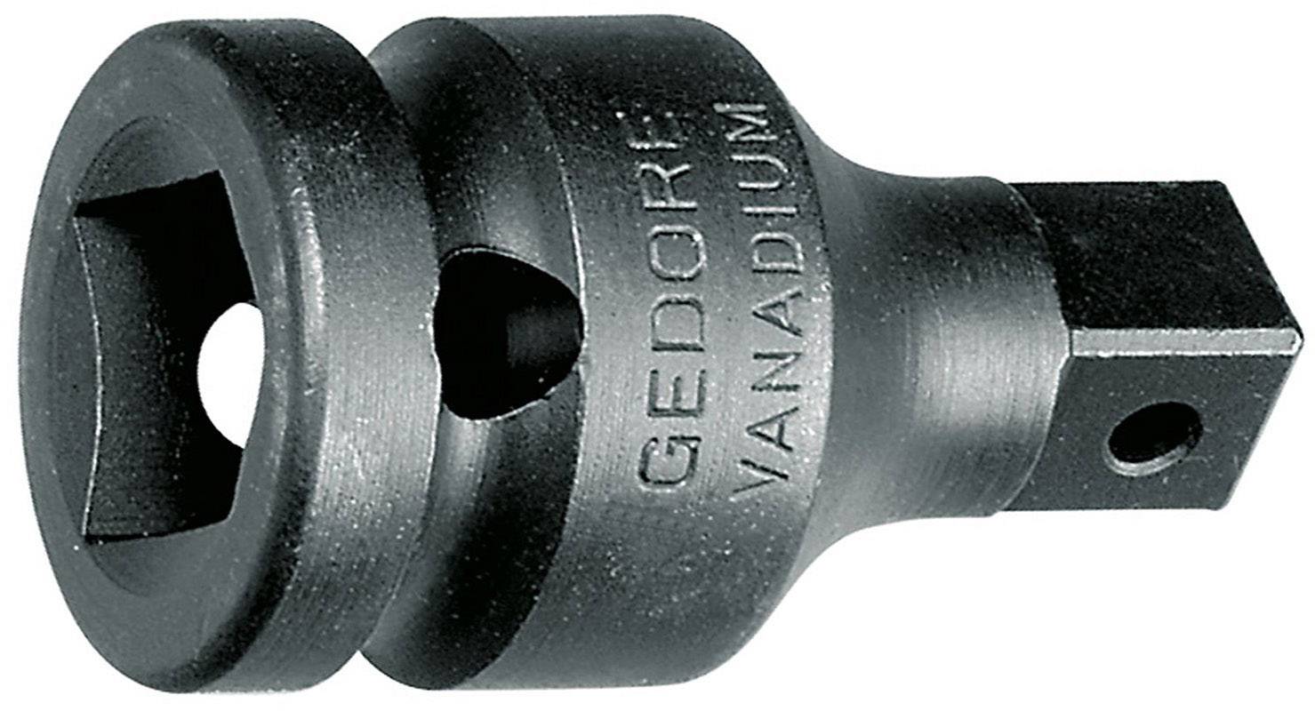 Un adaptateur en métal noir portant l'inscription 'Gedore Vanadium' sur le côté.