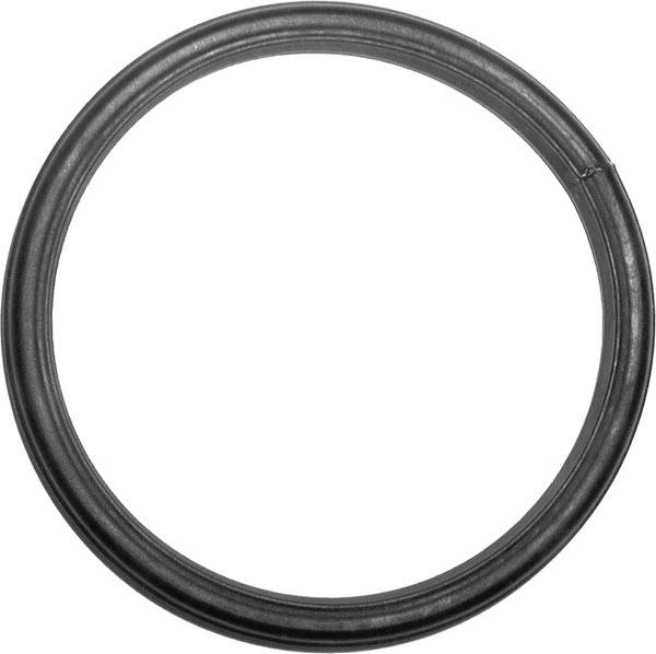 Anneau d'étanchéité noir rond en caoutchouc, symbolisant l'étanchéité ou le scellement dans des applications mécaniques.