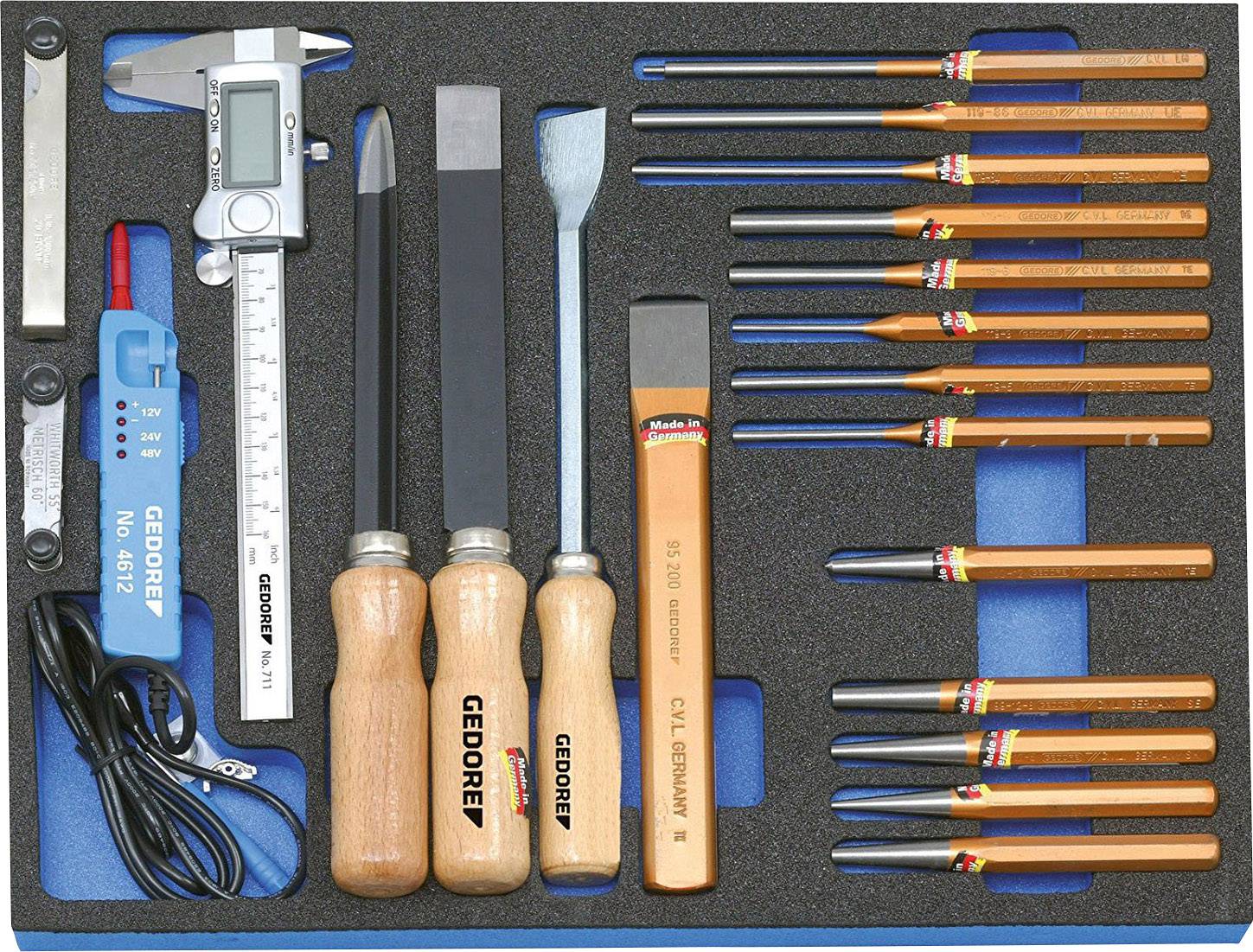 Gedore 2005 CT2-119 2016338 Jeu d'outils 21 pièces