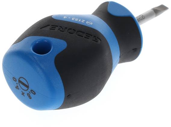Gedore 2153 4 Tournevis pour vis à fente Largeur de la lame: 4 mm Longueur de la lame: 25 mm
