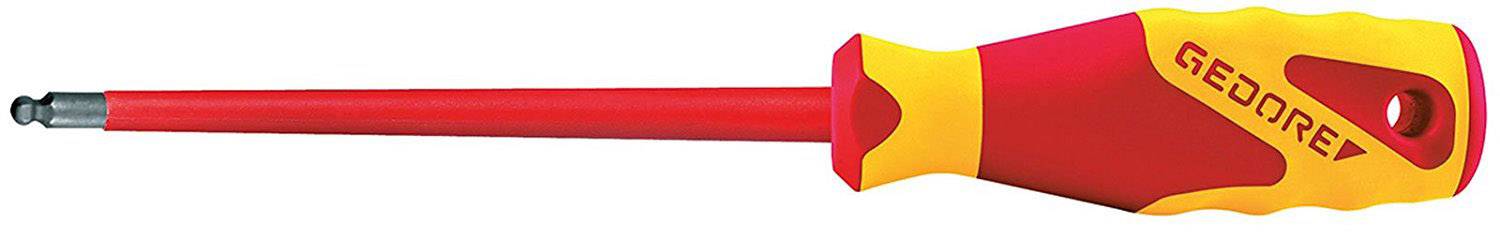 Gedore VDE 2163 K 6 Clé coudée pour vis à 6 pans creux Taille (métrique): 6 mm Longueur de la lame: 100 mm