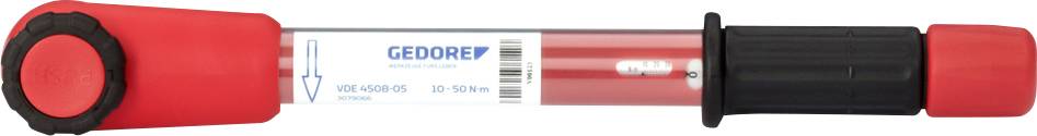Gedore VDE 4508-05 3079066 Clé dynamométrique 1/2" (12.5 mm) 10 - 50 Nm