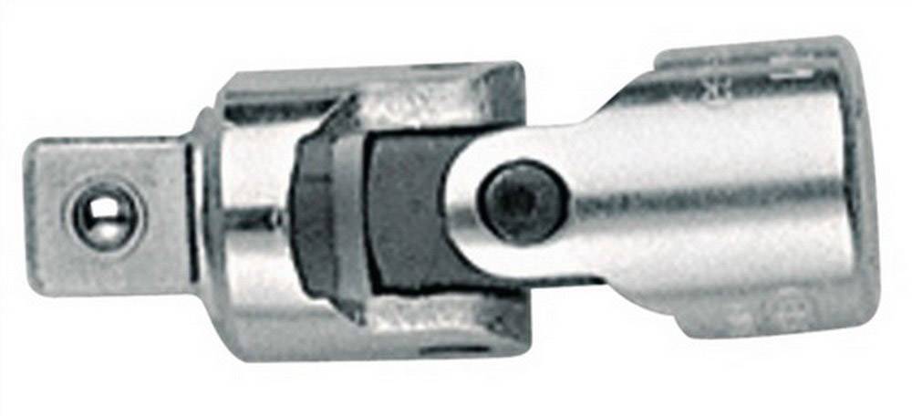 Joint cardan métallique à extrémités cylindriques, souvent utilisé pour les connexions flexibles dans les outils mécaniques.