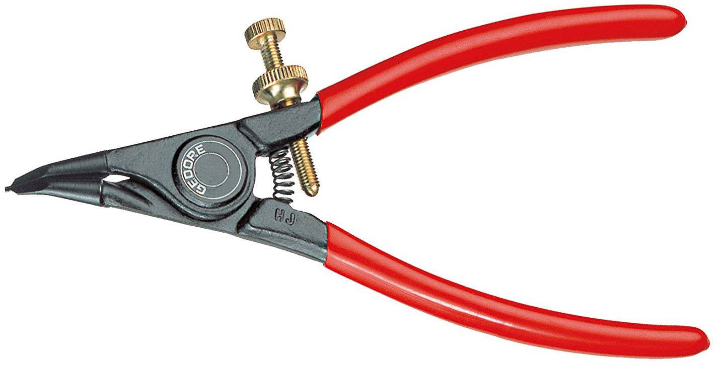 Gedore 6700300 Outil de montage Adapté pour (pinces pour circlips) circlips extérieurs 10-15 mm Forme de la panne (détails) droite