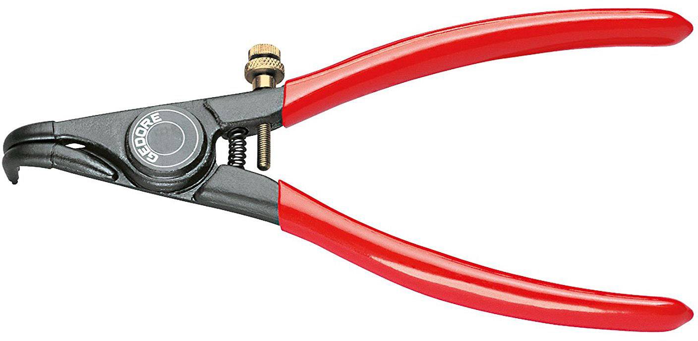 Gedore 6700730 Outil de montage Adapté pour (pinces pour circlips) circlips extérieurs 4-9 mm Forme de la panne (détails) coudée