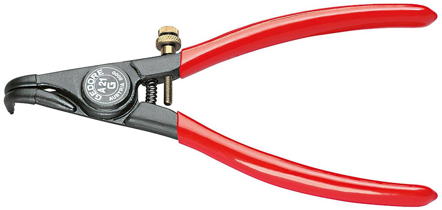 Gedore 6700810 Outil de montage Adapté pour (pinces pour circlips) circlips extérieurs 10-15 mm Forme de la panne (détails