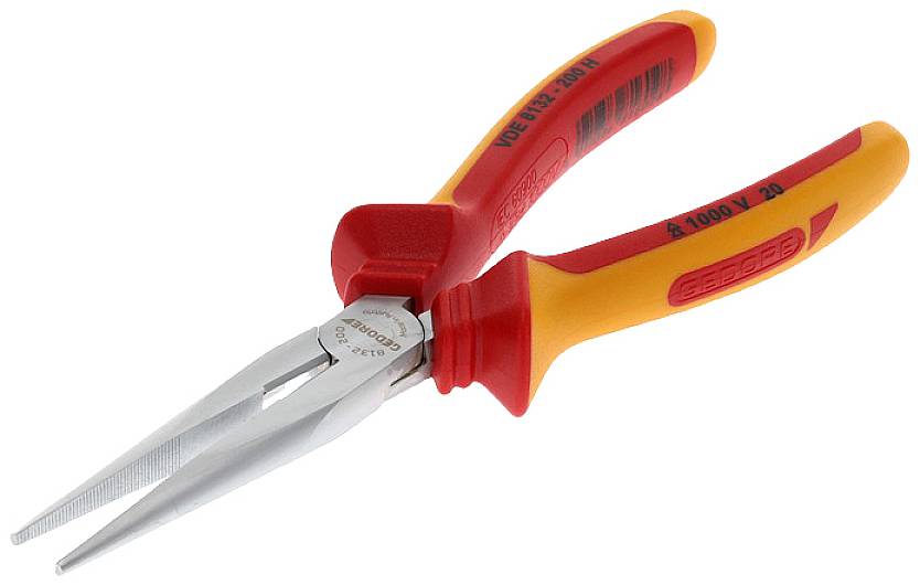 Gedore 1552120 Pince à bouts ronds Acier de traitement 200 mm