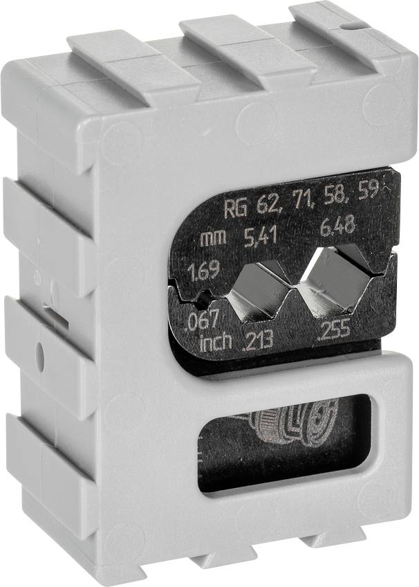 Gedore 8140-14 1830694 Matrice à sertir pour connecteur coaxial 1.69 à 6.48 mm² RG58, RG59, RG62, RG71