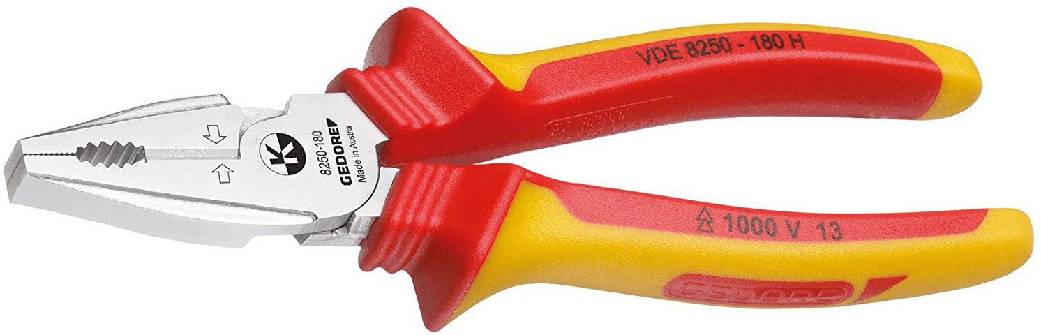 Gedore 1550969 VDE Pince universelle à forte démultiplication 200 mm