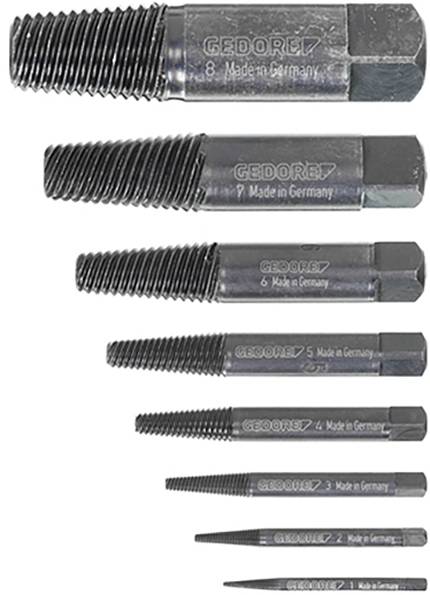 Gedore 6759890 Set d'extracteurs de vis