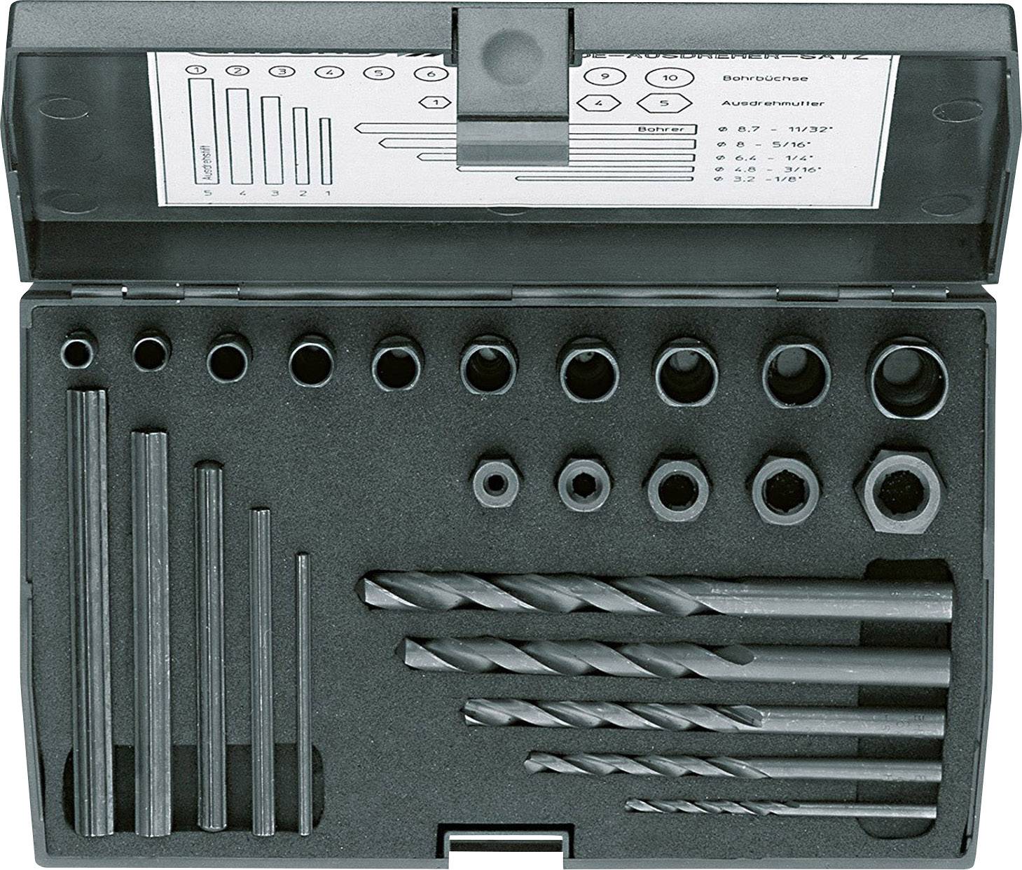 Gedore 6755550 Jeu d'extracteurs à vis cassées M5, M6, M7, M8, M9, M10, M11, M12, M13, M14, M15, M16