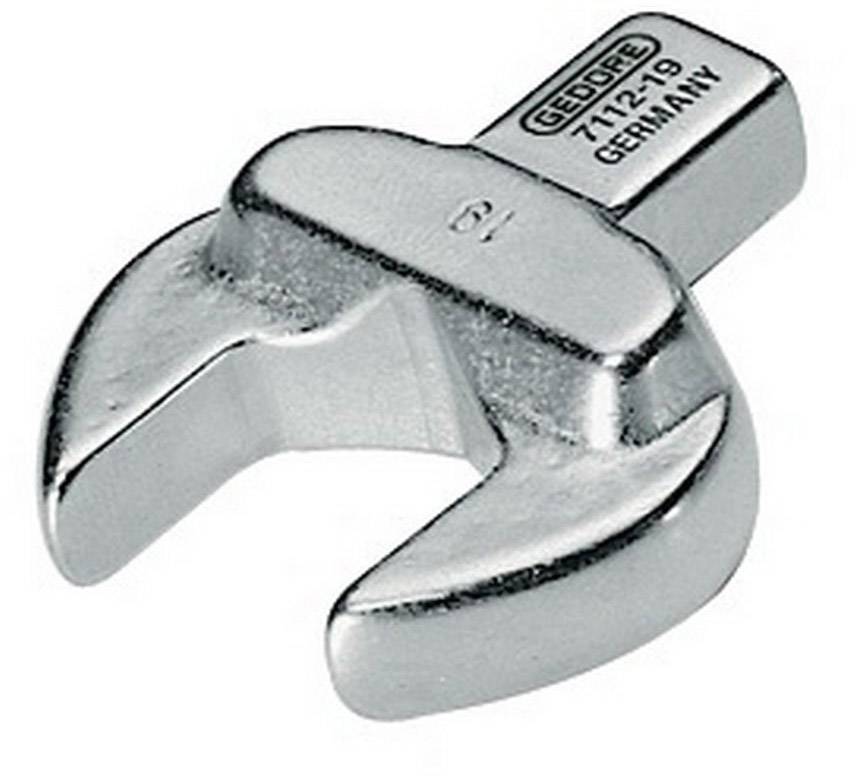 Une clé à fourche en argent portant l'inscription 'GEFRE 7712-19 GERMANY'. Cet outil est utilisé pour serrer ou desserrer des écrous.