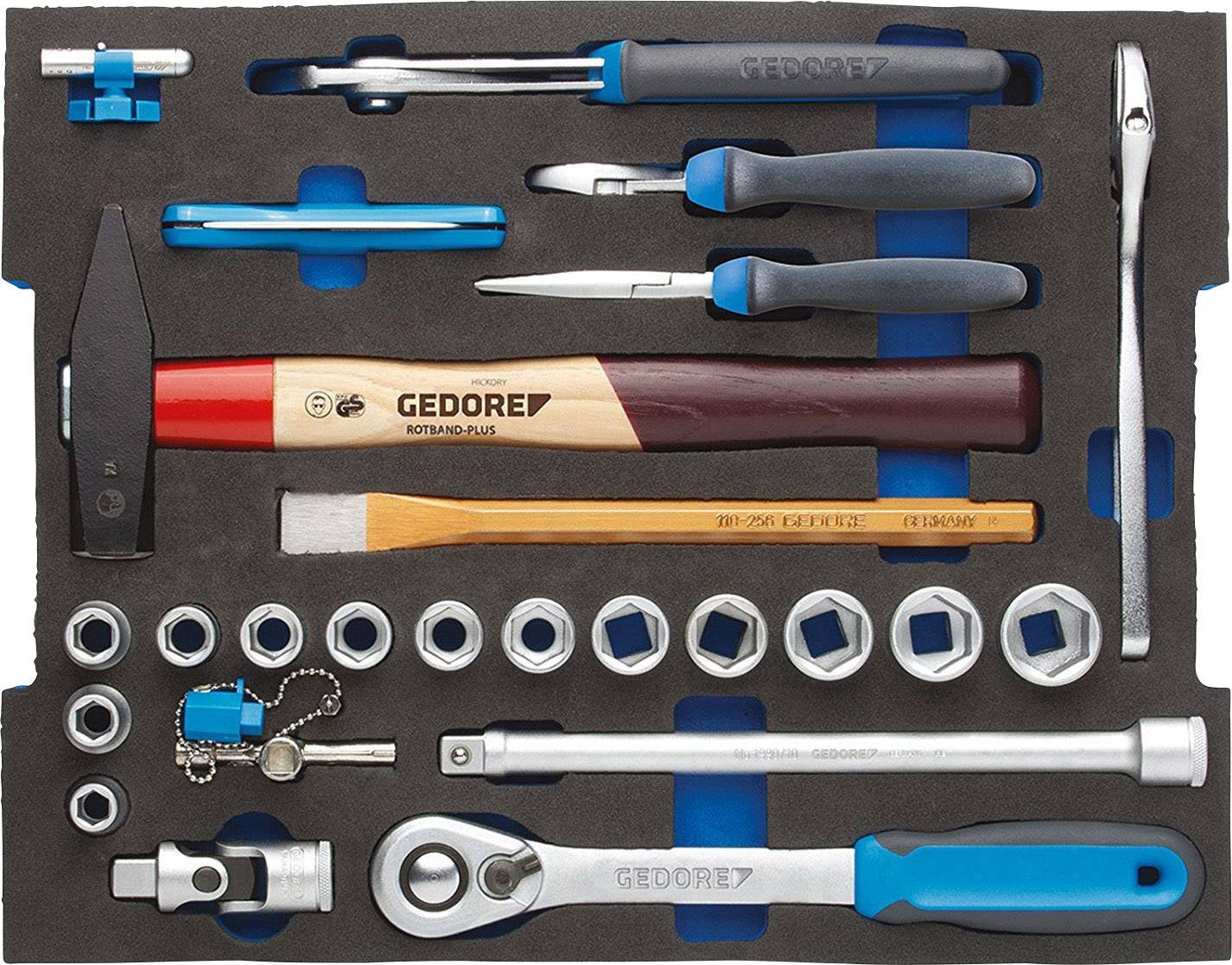 Gedore 1100 CT2-01 2936828 Jeu d'outils 26 pièces