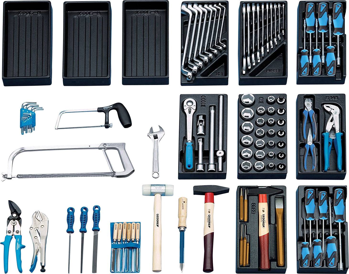 Gedore S 1400 G 6612790 Jeu d'outils 100 pièces