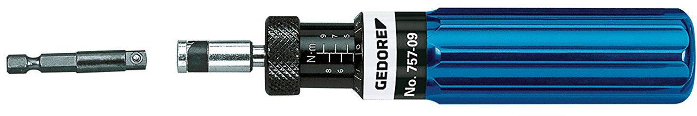 Gedore 757-09 Tournevis dynamométrique 4 - 9 Nm DIN EN ISO 6789