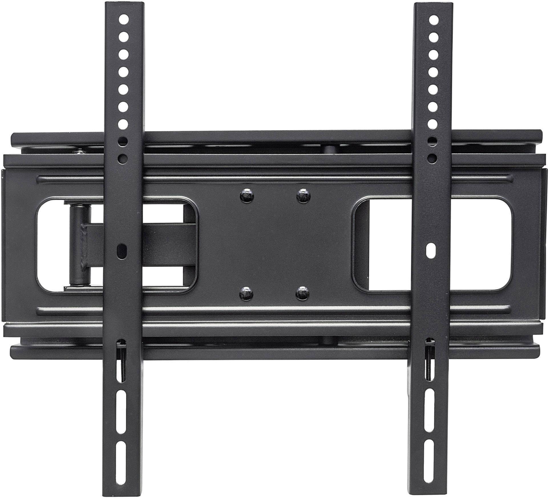 Manhattan 461252 Support mural TV conçu pour TV incurvées, inclinable, pivotable, distance mur/support variable, montant