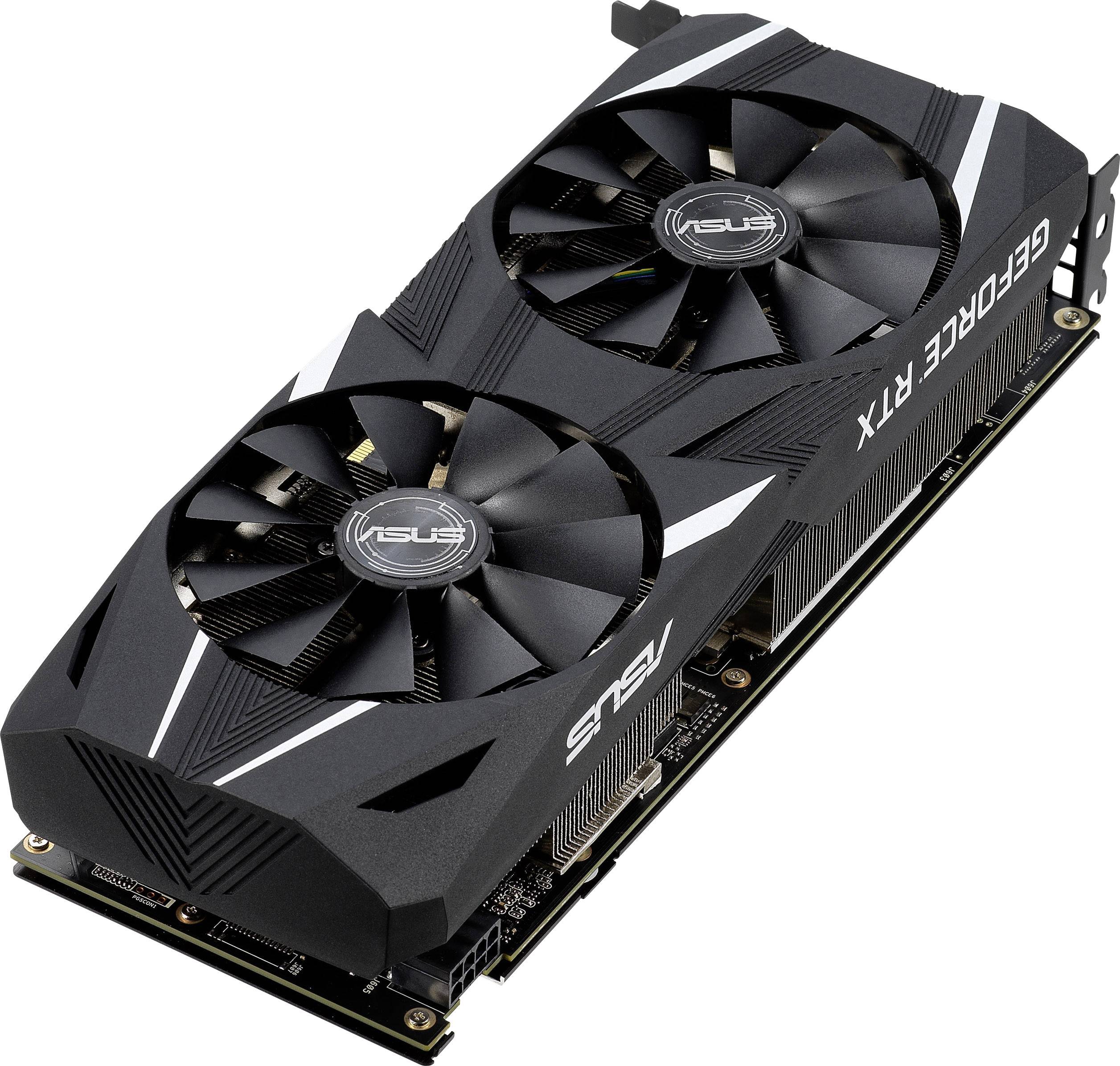 Asus Grafikkarte Nvidia GeForce RTX 2060 Dual Advanced 6 GB GDDR6-RAM PCIe x16 HDMI®, DVI, DisplayP