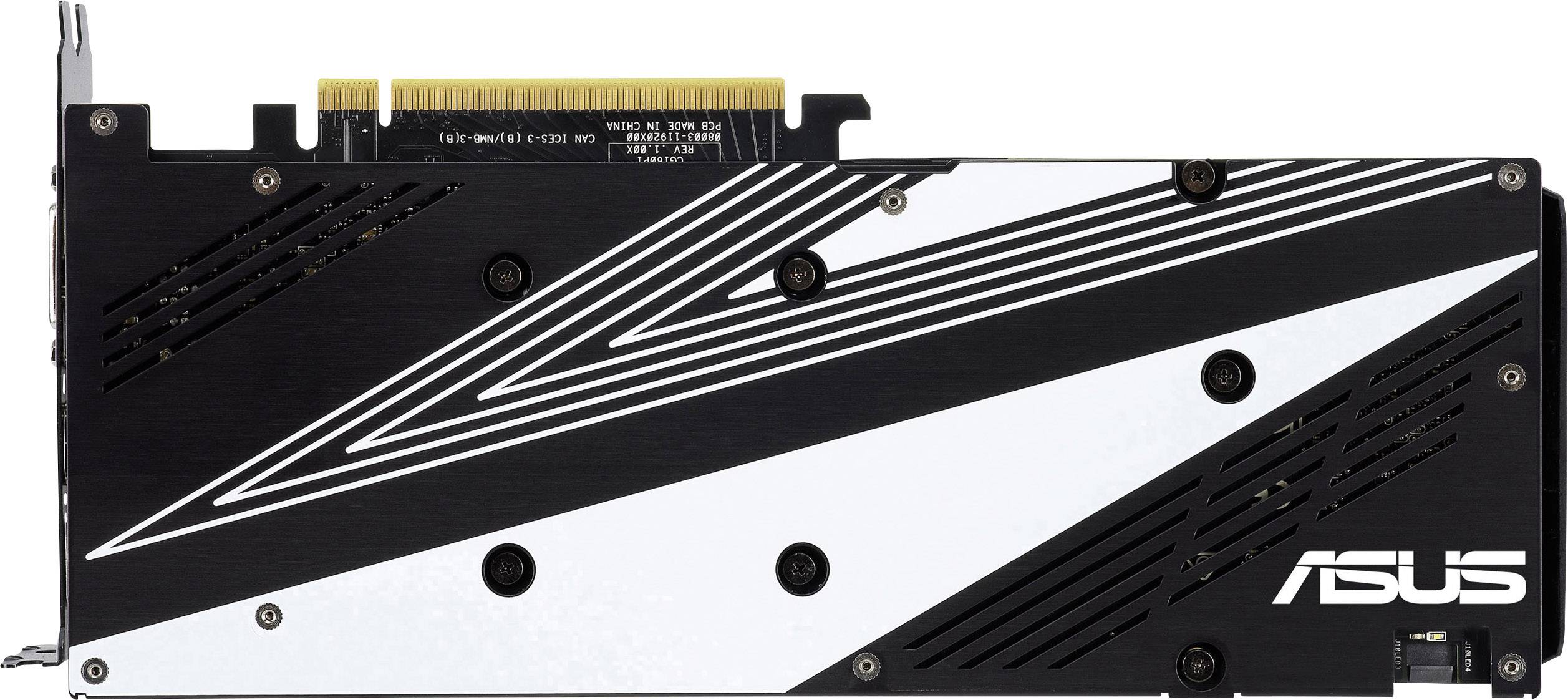 Asus Grafikkarte Nvidia GeForce RTX 2060 Dual Advanced 6 GB GDDR6-RAM PCIe x16 HDMI®, DVI, DisplayP