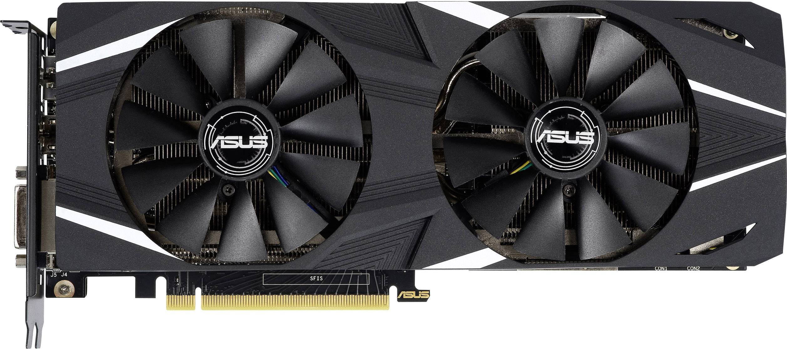 Asus Grafikkarte Nvidia GeForce RTX 2060 Dual Advanced 6 GB GDDR6-RAM PCIe x16 HDMI®, DVI, DisplayP