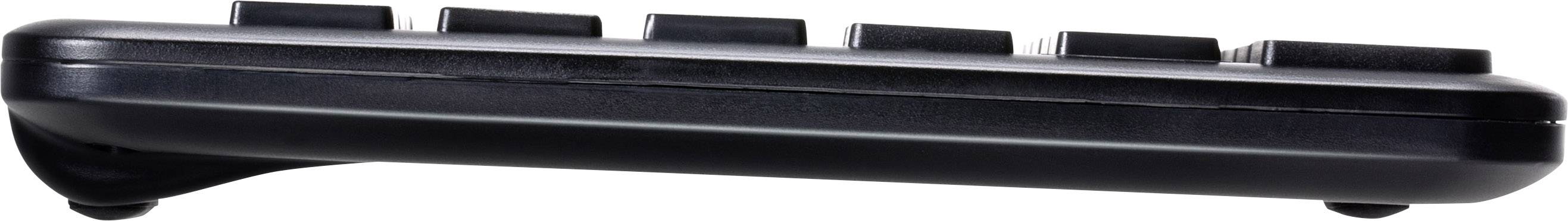 Renkforce MT-1006 radio Clavier, Pavé tactile allemand, QWERTZ noir pavé tactile intégré, boutons de souris, touches multimédia