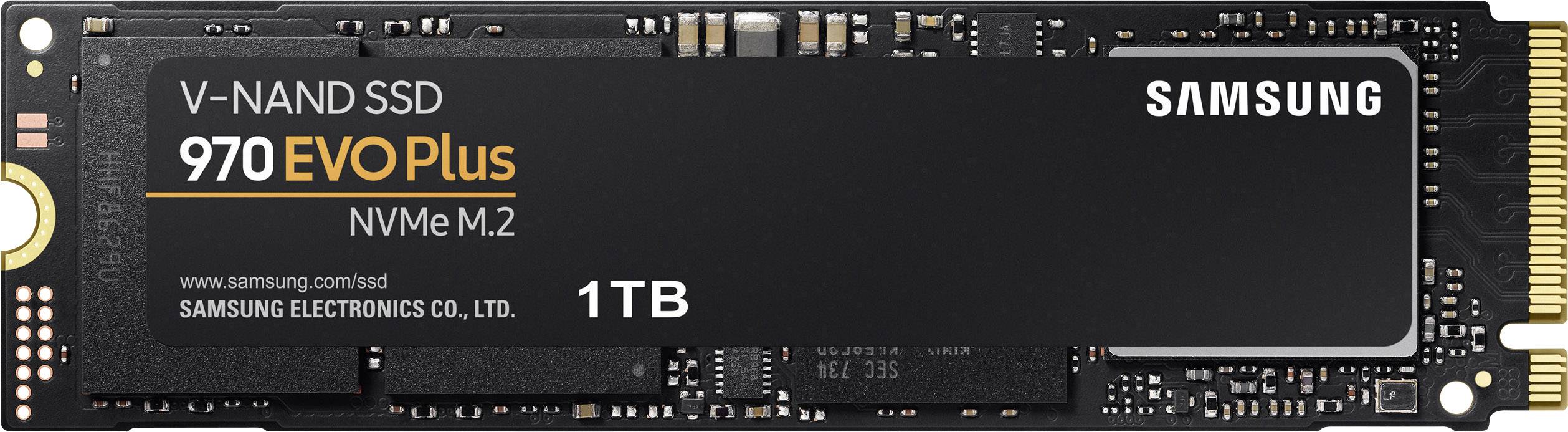 Samsung 970 EVO Plus 1 TB SSD interne NVMe/PCIe M.2 M.2 NVMe PCIe 3.0 x4 au détail MZ-V7S1T0BW