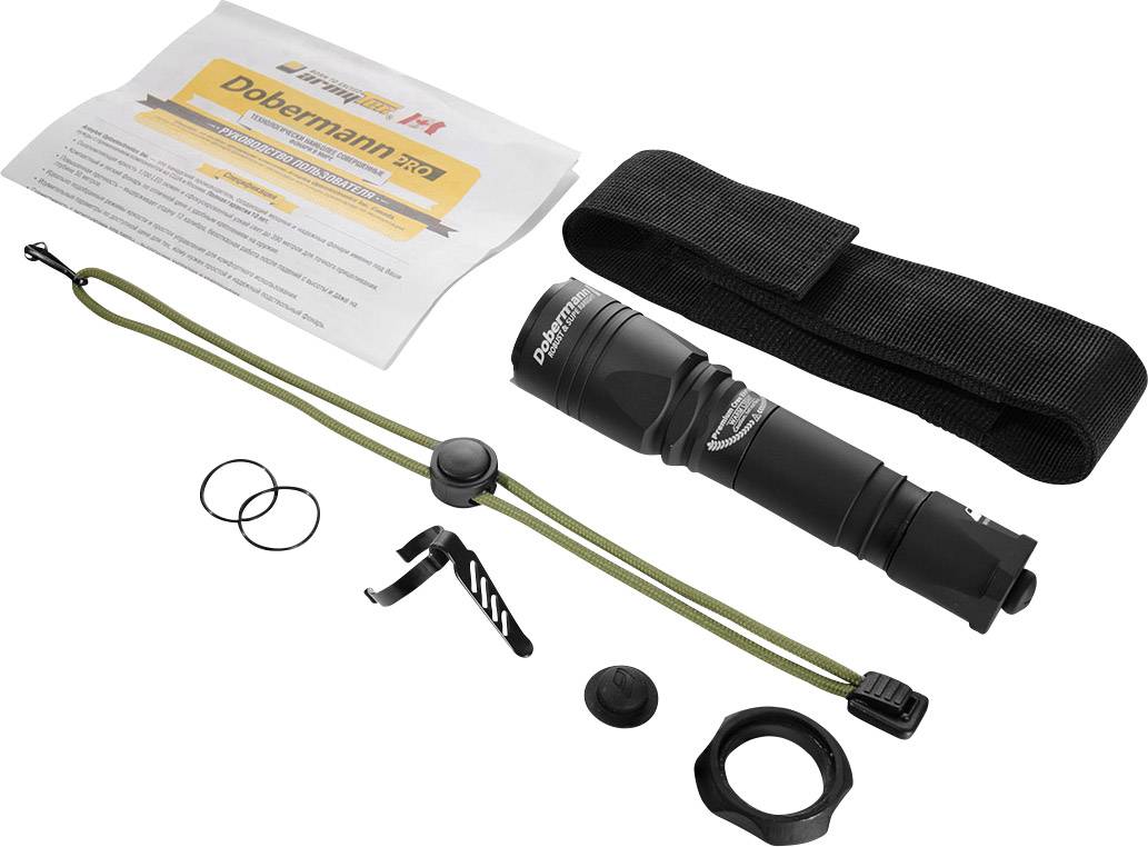 ArmyTek Dobermann Pro LED Lampe de poche à pile(s) 1400 lm 115 g