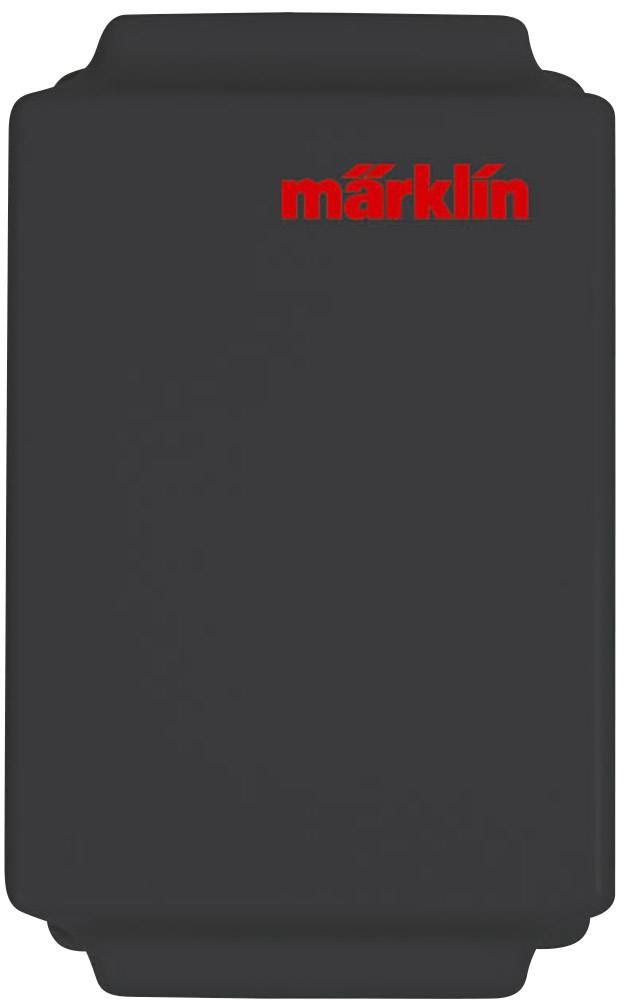 Une boîte noire avec le logo rouge 'märklin' en haut à droite.