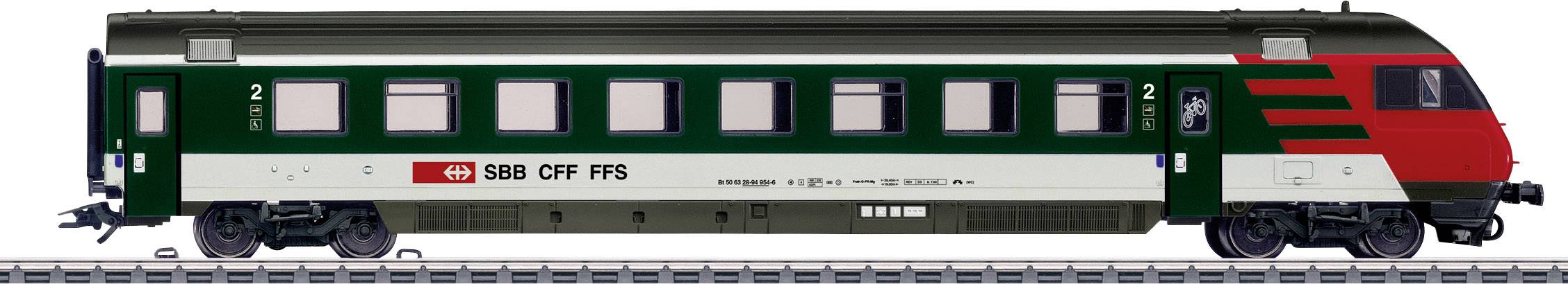 Märklin 42175 H0 4er-Set Personenwagen der BLS