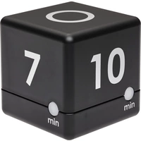 TFA Dostmann Timer Cube Minuteur noir numérique TFA Dostmann Timer Cube Minuteur noir numérique