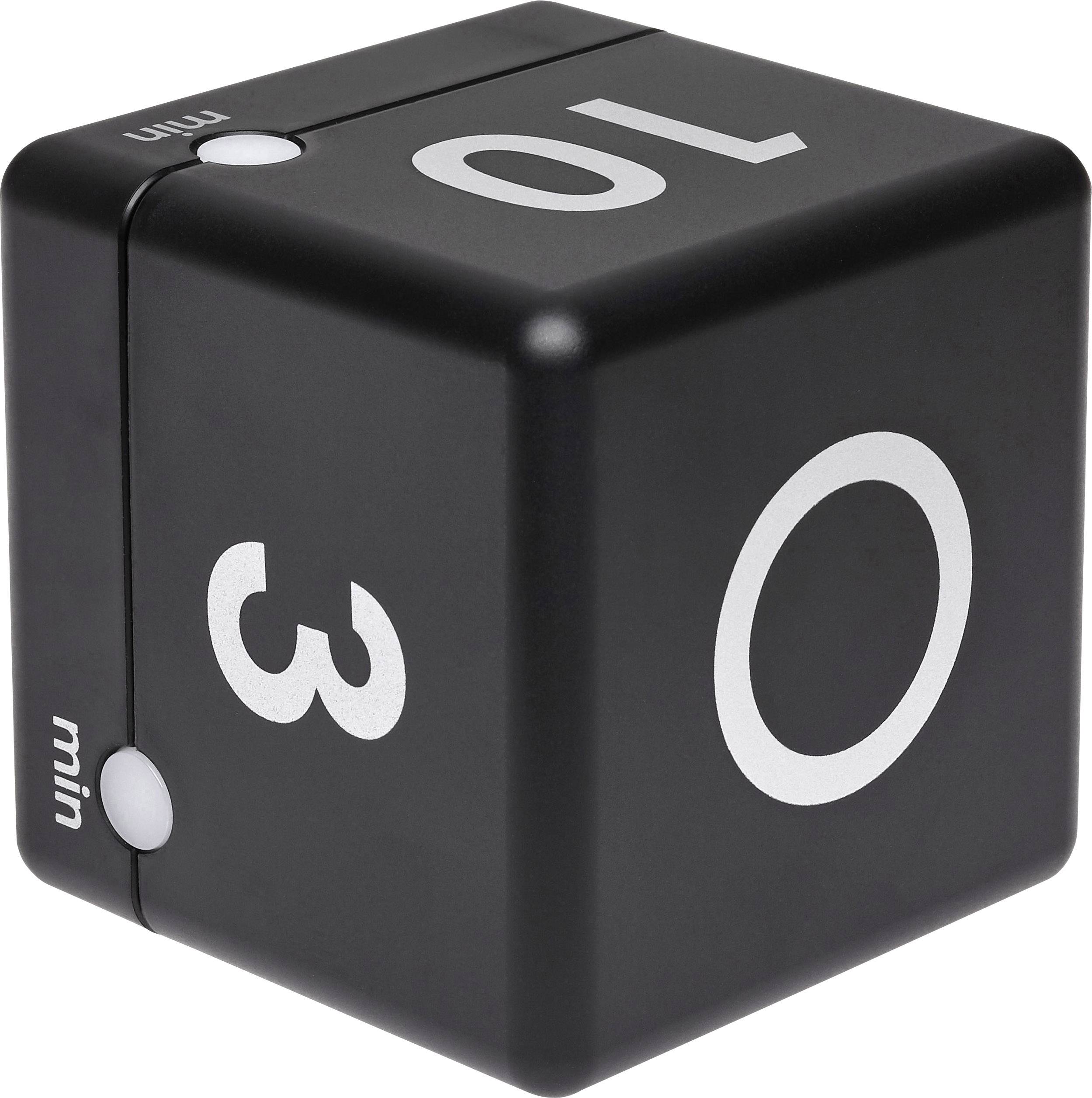 TFA Dostmann Timer Cube Minuteur noir numérique