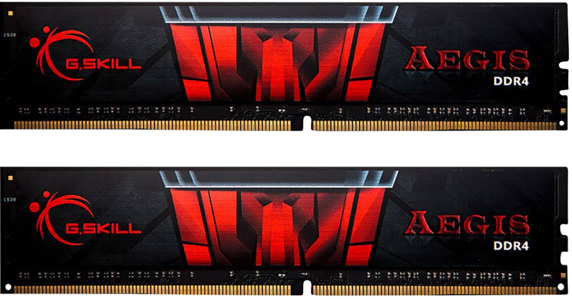 Mémoire pour PC G.Skill Aegis DDR4 16 GB 2 x 8 GB non-ECC 3000 MHz DIMM 288 broches CL16-18-18-38 F4-3000C16D-16GISB