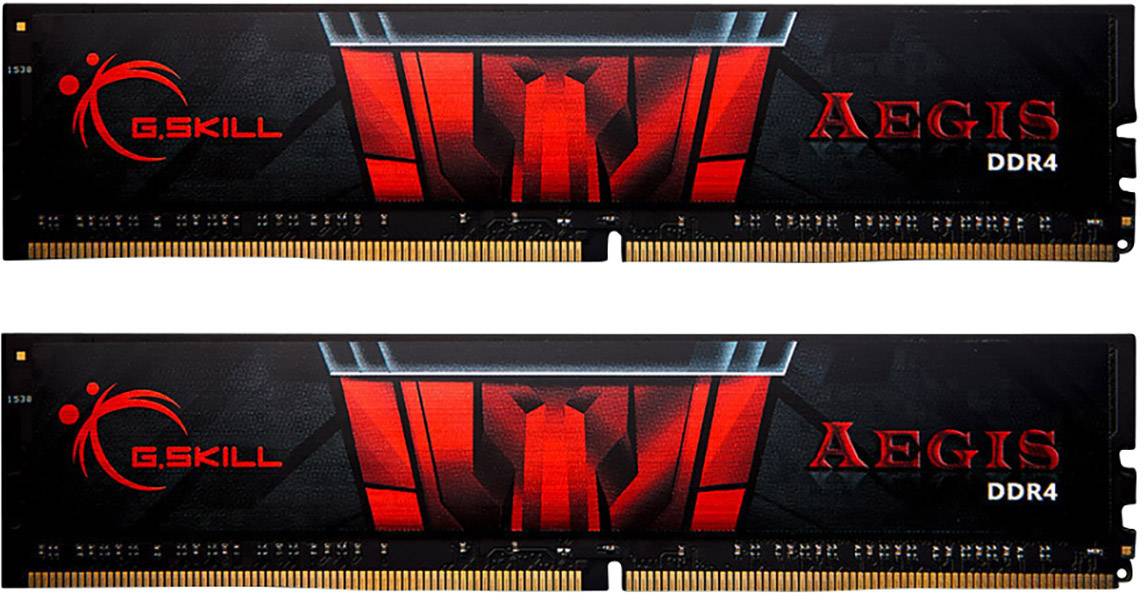 G.Skill Aegis Mémoire pour PC DDR4 32 GB 2 x 16 GB non-CEE 3000 MHz DIMM 288 broches CL16-18-18-38 F4-3000C16D-32GISB
