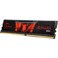 G.Skill Aegis Module mémoire pour PC DDR4 8 GB 1 x 8 GB non-ECC 3000 MHz DIMM 288 broches CL16-18-18-38 F4-3000C16S-8GISB G.Skill Aegis Module mémoire pour PC DDR4 8 GB 1 x 8 GB non-ECC 3000 MHz DIMM 288 broches CL16-18-18-38 F4-3000C16S-8GISB