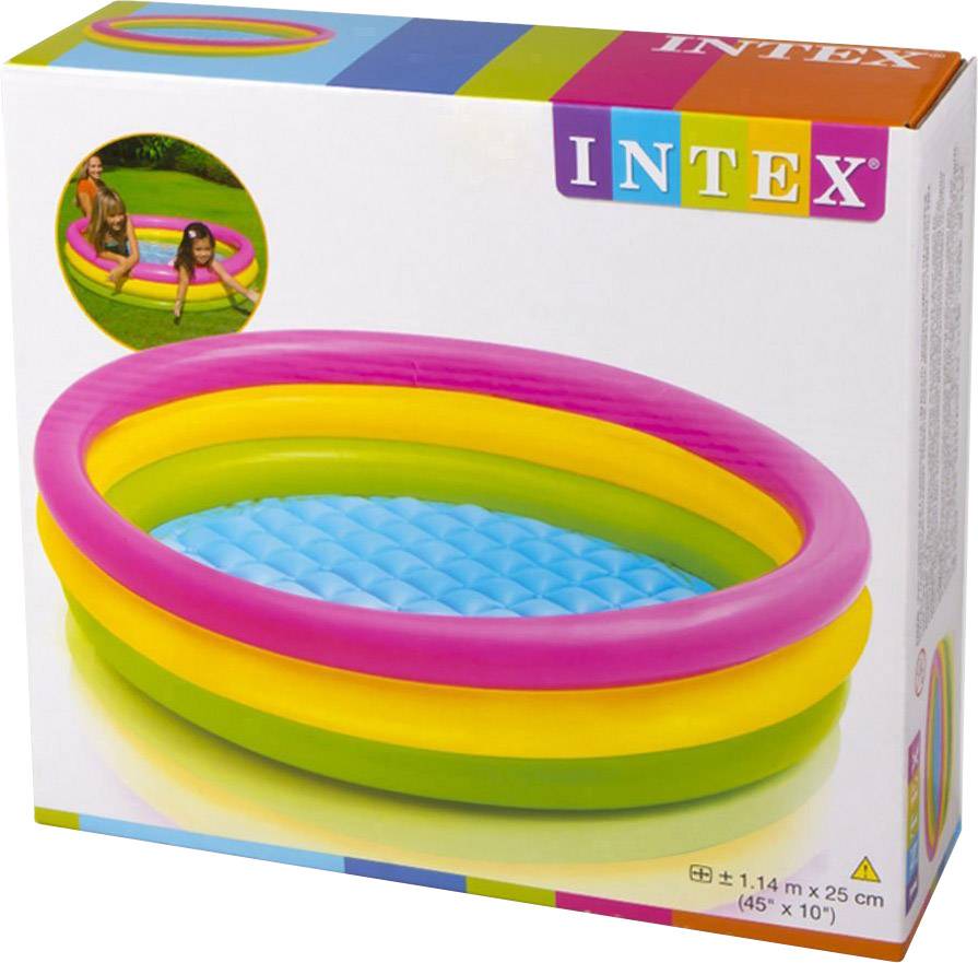Piscine hors sol gonflable Intex (L x l) 114 cm x 25 cm