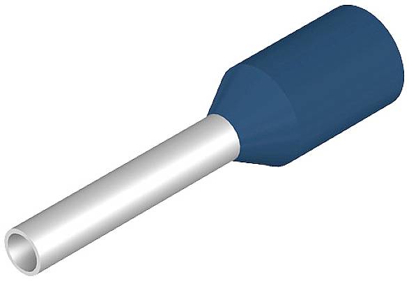 Embout simple d'extrémité de câble Weidmüller H0,75/16T BL BD GSP 1476110000 0.75 mm² x 10 mm partiellement isolé bleu clair 5000
