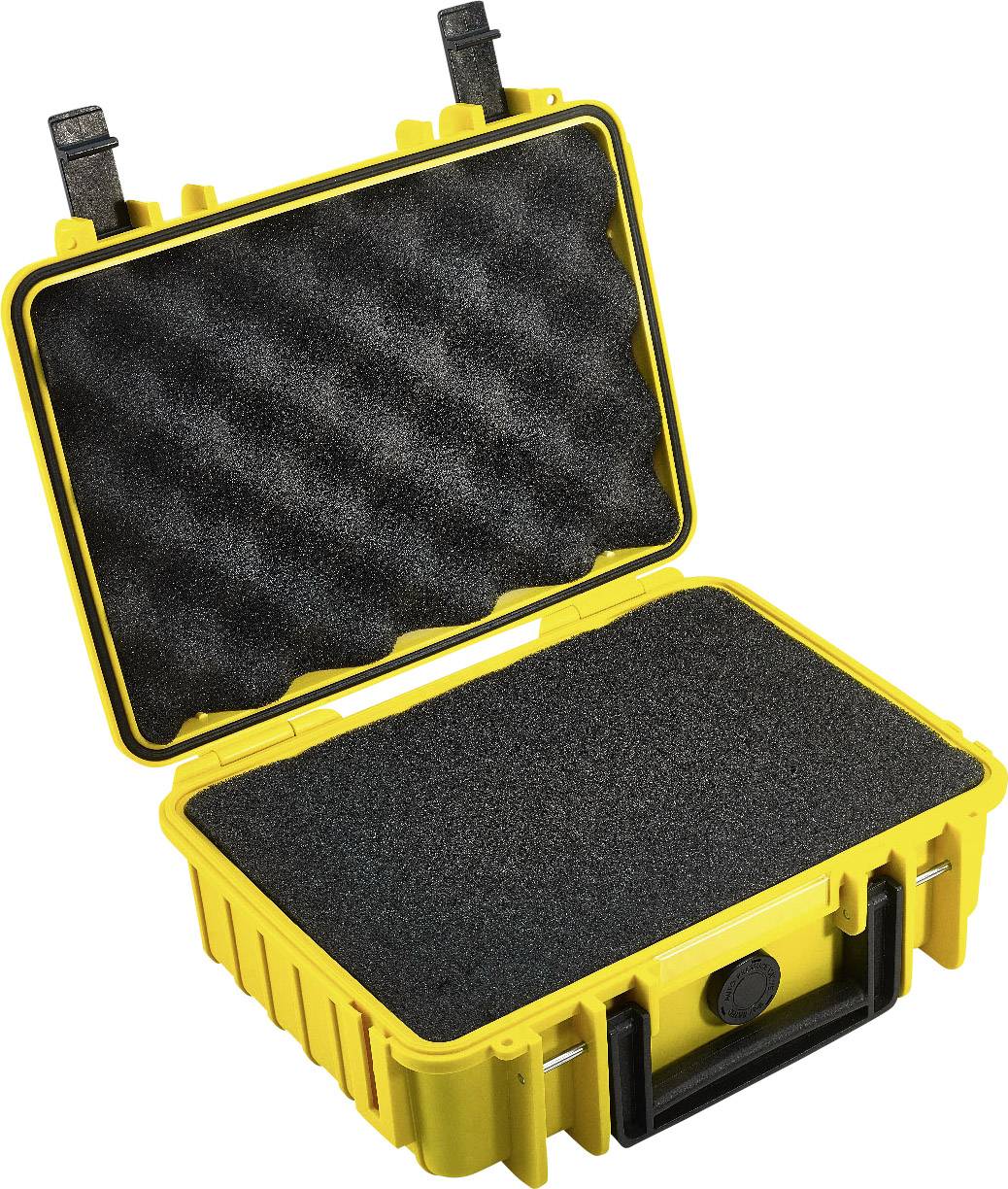 Valise d'extérieur 4.1 l B & W International outdoor.cases Typ 1000 1000/Y/SI (l x H x P) 270 x 215 x 105 mm jaune 1 pc(s)