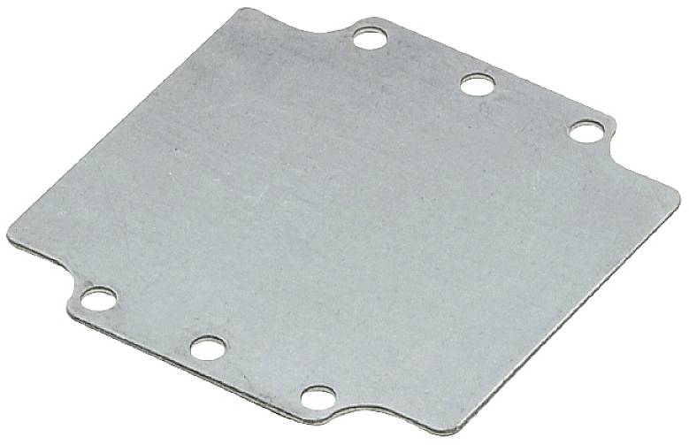 Weidmüller POK MOPL 1616 MINI Plaque de montage (L x l) 113 mm x 142.5 mm Tôle d'acier argent 1 pc(s)