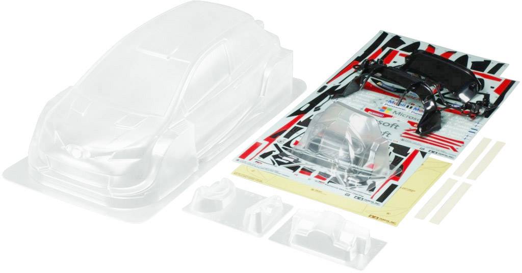 Tamiya 51608 1:10 Carrosserie Toyota Gazoo Yaris non verni, non découpé