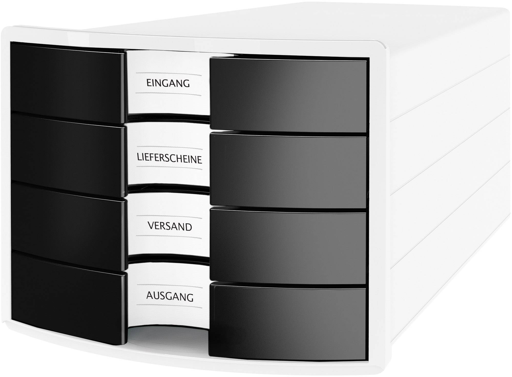 HAN IMPULS 2.0 1012-32 Caisson à tiroirs blanc DIN A4, DIN C4 Nombre de tiroirs: 4