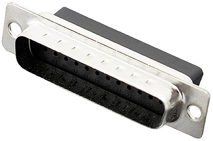 encitech DBC25-SP 2101-0190-03 Embase SUB-D mâle 180 ° Nombre de pôles: 25 à sertir Tray