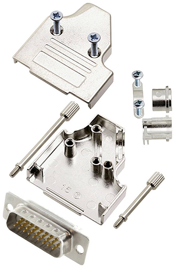 encitech MHDM35-15-HDP26-W-K 6355-8060-02 Kit embase SUB-D mâle 35 ° Nombre de pôles: 26 fût à souder 1 pc(s)