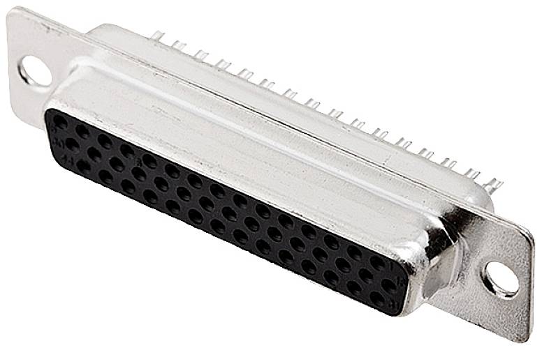 encitech HDS-44-F-T-B-S 2101-0300-13 Embase SUB-D femelle 180 ° Nombre de pôles: 44 fût à souder Tray