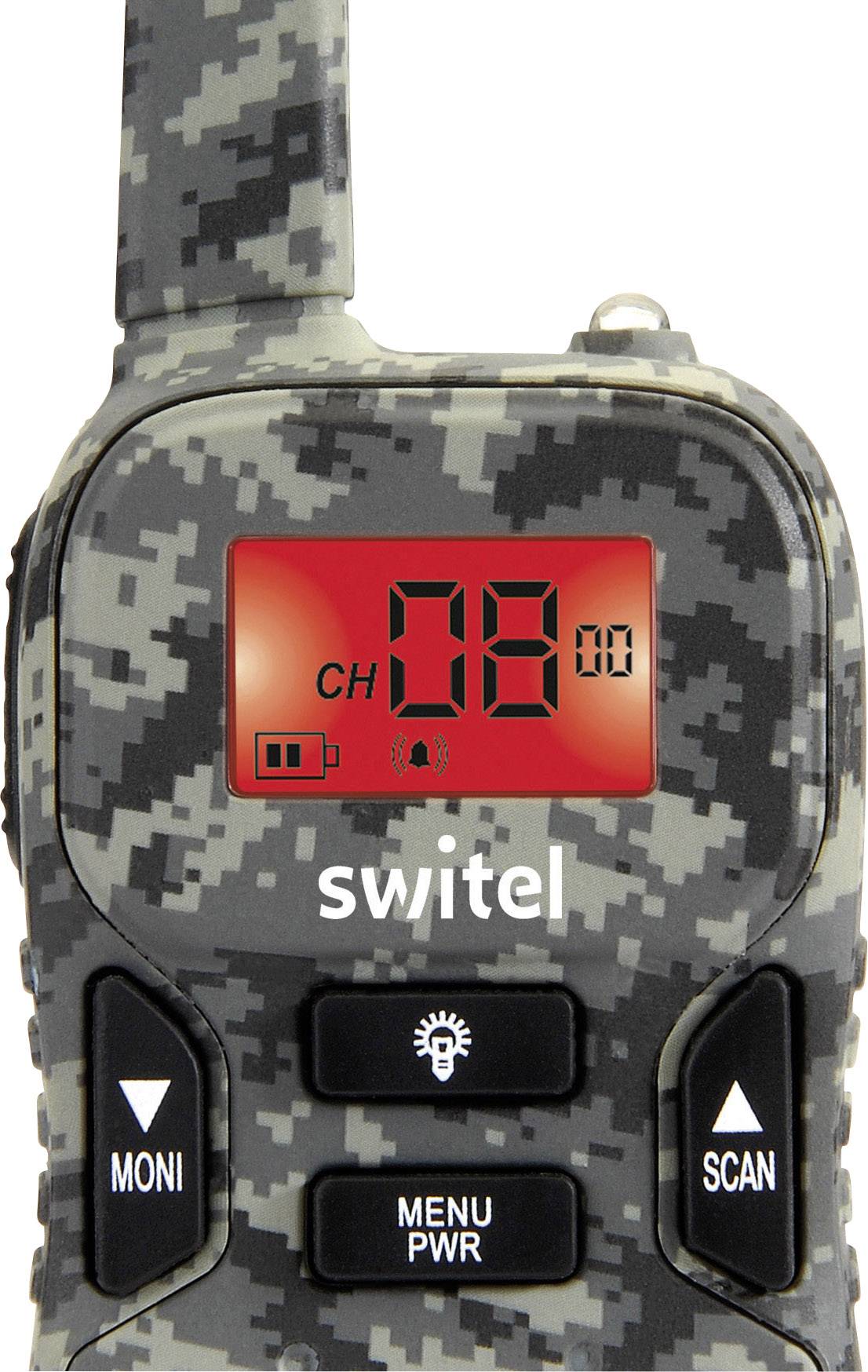 Switel WTE2350 Camouflage PMR-Handfunkgerät 2er Set