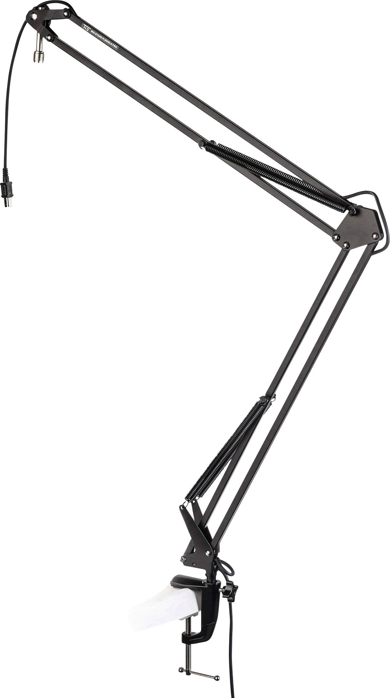 Tie Studio Flex Mic stand PRO Trépied de table pour microphone Filetage extérieur: 3/8", 5/8"