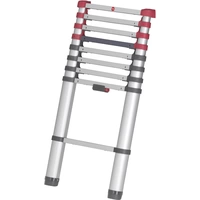 Hailo T80 FLEXLINE 7113-091 aluminium Echelle télescopique Hauteur de travail (max.): 3.4 m argent, noir, rouge DIN EN 131 8.1 kg Hailo T80 FLEXLINE 7113-091 aluminium Echelle télescopique Hauteur de travail (max.): 3.4 m argent, noir, rouge DIN EN 131 8.1 kg