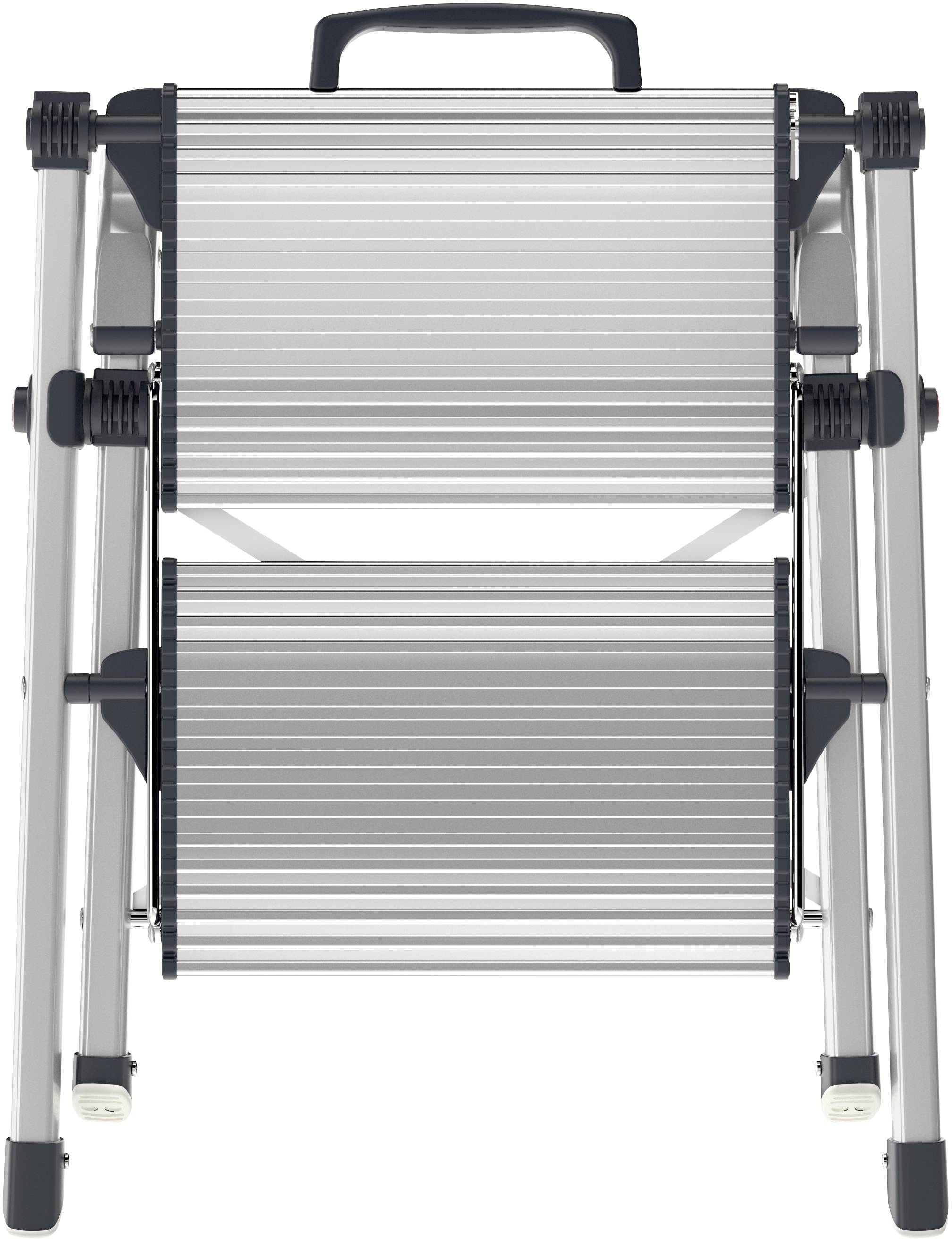 Hailo MK80 ComfortLine 4310-100 aluminium Marchepied pliant pliable Hauteur de travail (max.): 244 cm argent, noir 3.6 kg